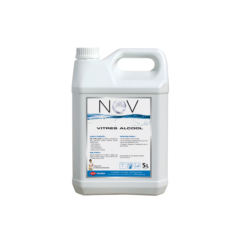NOV VITRES ALCOOL NETTOYANT VITRES ALCOOLISE BIDON DE 5 LITRES 