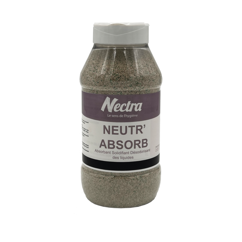NEUTR'ABSORB GELIFIANT POUDRE ABSORBANTE POUR LIQUIDES PARFUM EUCALYPTUS BOITE DE 1L 