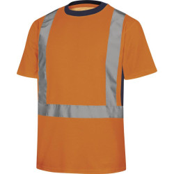 TEE SHIRT HAUTE VISIBILITE NOVA ORANGE FLUO