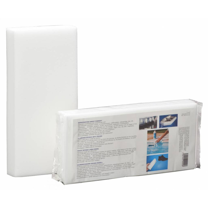 EPONGE MELAMINE MAGIQUE ANTI-TACHES SUBLIMO BIG 250X120X30