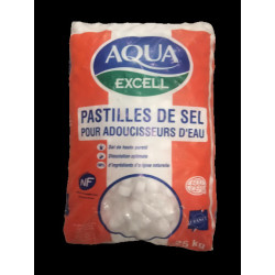 SEL REGENERATEUR ADOUCISSEUR EN PASTILLES 15/25 SAC DE 25KG