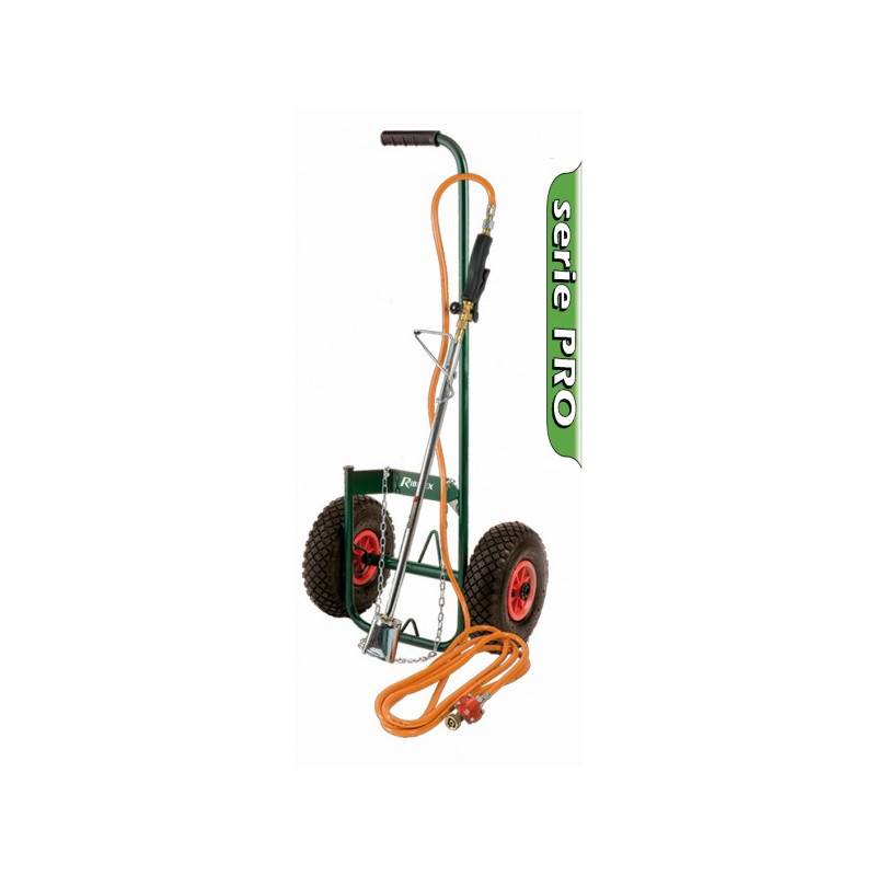DESHERBEUR THERMIQUE KIT DE DESHERBAGE CHARIOT GRANDES ROUES