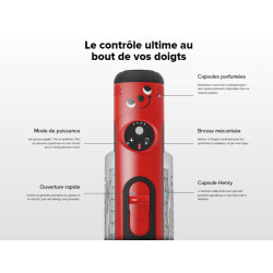 ASPIRATEUR HENRY QUICK ROUGE V30.6 PODS 1 BATTERIE