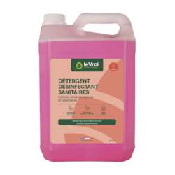LVP DETERGENT DESINFECTANT SANITAIRES PRET A L'EMPLOI PH : 2,5 / 3 (4522) BIDON DE 5L