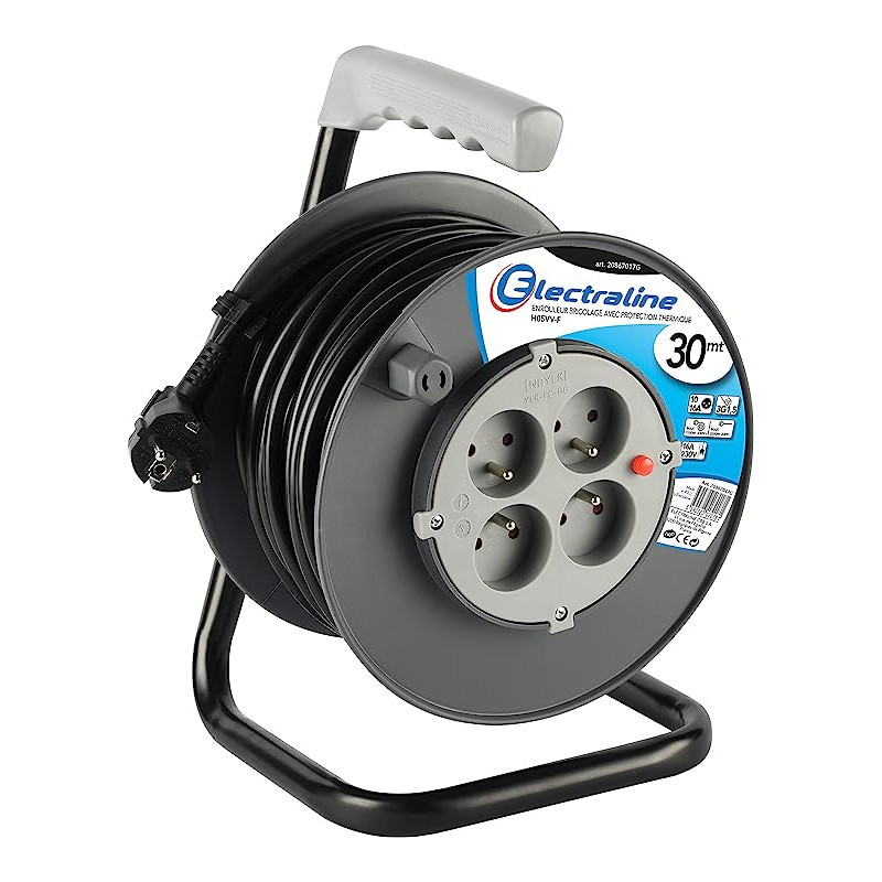 RALLONGE ELECTRIQUE ENROULEUR SECTION 3G1,5 - 30M