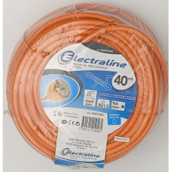 RALLONGE ELECTRIQUE DE JARDIN AVEC TERRE 3G1.5 ORANGE 40M