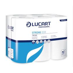 PAPIER TOILETTE 19,8M 180F 2PLIS LAIZE 9,6CM Ø9,8CM PURE OUATE BLANC ECOLABEL LUCART (811703B)- COLIS DE 96 RLX
