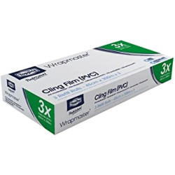ALBAL BOBINE FILM ALIMENTAIRE 45CMX300M POUR DEVIDOIR WRAPMASTER 4500 CARTON DE 3 BOBINES