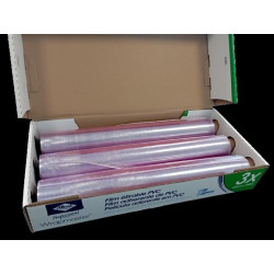 ALBAL BOBINE FILM ALIMENTAIRE 45CMX300M POUR DEVIDOIR WRAPMASTER 4500 CARTON DE 3 BOBINES