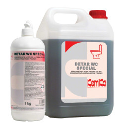 KEMIKA DETAR WC SPECIAL DETERGENT DESINCRUSTANT ACIDE VISQUEUX POUR WC PH 1.0 ± 0.5 LACON DE1L