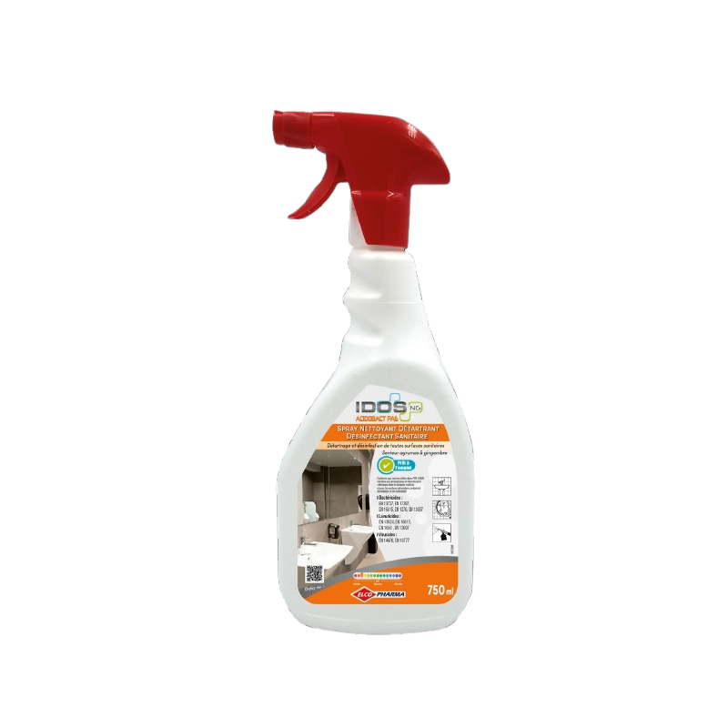 ACIDOBACT NETTOYANT DETARTRANT DESINFECTANT SANITAIRE PH:2,25 VAPO DE 750ML