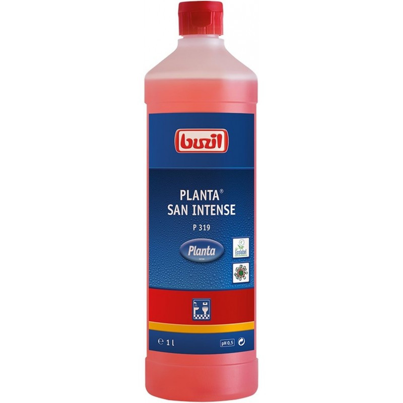 PLANTA SAN INTENSE P319 DETARTRANT SANITAIRE ECOLABEL PH 0.5 BUZIL1L DEVIENT BUCASAN+INTENSE P922-0001