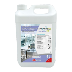 IDOS DSP CONCENTRE DEGRAISSANT DESINFECTANT BACTERICIDE FONGICIDE VIRUCIDE SOLS ET SURFACES ALIM. PH13 BID 5L