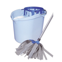SEAU SUPERMOP VILEDA 10 LITRES AVEC ESSOREUR REF 122704