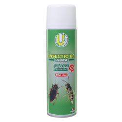 INSECTICIDE POUR RAMPANTS ET VOLANTS ONE SHOT U2 (300-850M3) AER DE 500ML