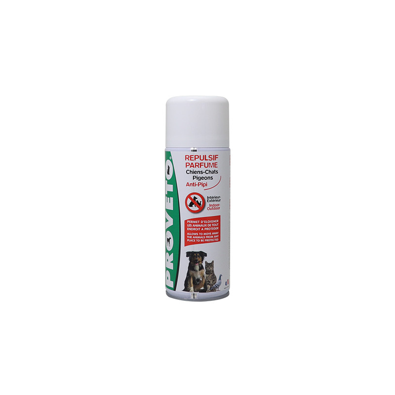 REPULSIF PARFUME CHIENS-CHATS PROVETA ANTI -PIPI AEROSOL DE 400ML
