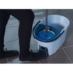 ENSEMBLE TURBO SEAU ESSOREUR ROTATIF VILEDA ULTRASPIN (152912) KIT DE DEMARRAGE