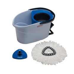 ENSEMBLE TURBO SEAU ESSOREUR ROTATIF VILEDA ULTRASPIN (152912) KIT DE DEMARRAGE