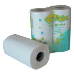 ESSUIE TOUT MENAGER 50F 2PLIS LAIZE 23CM PURE OUATE BLANC GLOBAL HYGIENE (H220GOT)- CARTON DE 40 ROULEAUX