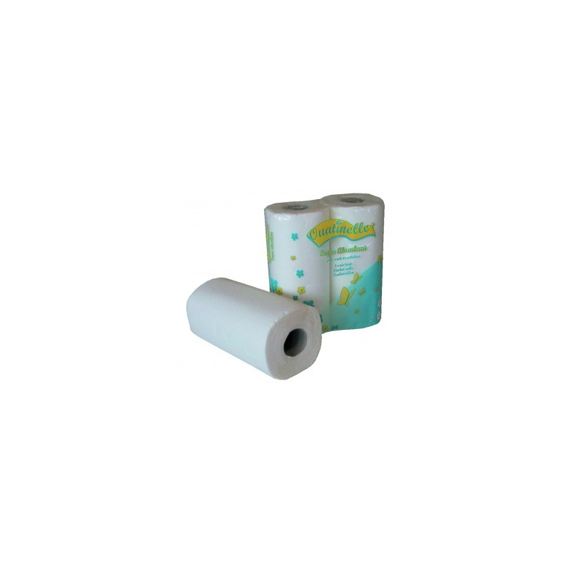 ESSUIE TOUT MENAGER 50F 2PLIS LAIZE 23CM PURE OUATE BLANC GLOBAL HYGIENE (H220GOT)- CARTON DE 40 ROULEAUX