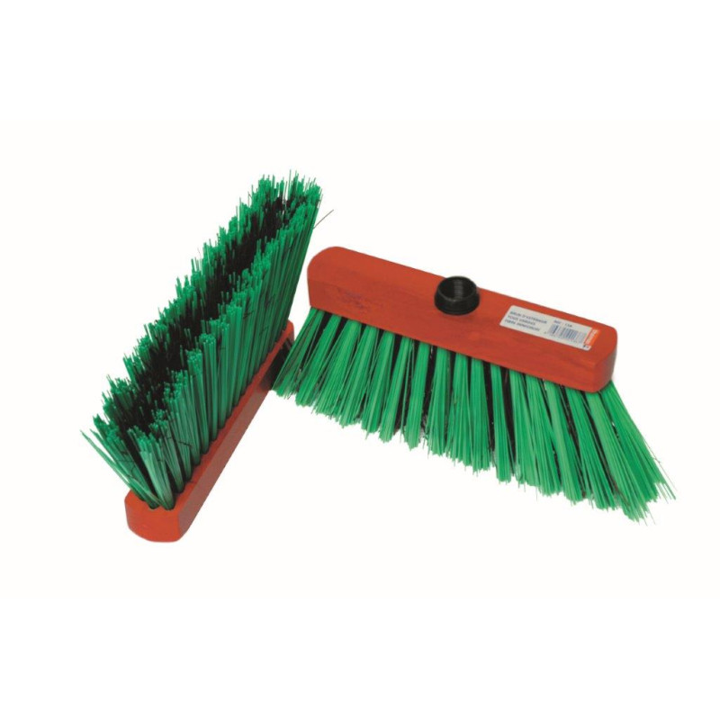 BALAI MIQUET A VIS 34CM Ø24 FIBRES NATURELLES/SYNTHETIQUE VERT EXTERIEUR (138SF)