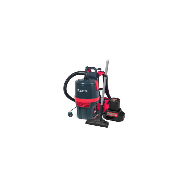ASPIRATEUR POUSSIERE DORSAL NUMATIC RSB150 + BATTERIE + CHARGEUR