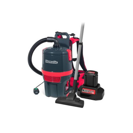 ASPIRATEUR POUSSIERE DORSAL NUMATIC RSB150 + BATTERIE + CHARGEUR