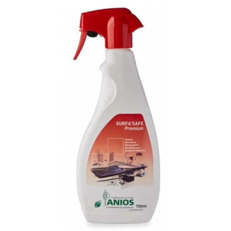 SURFA'SAFE PREMIUM DETERGENT DESINFECTANT MOUSSE COMPACT PAE ANIOS FLACON DE 750ML