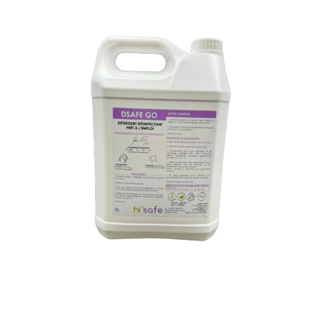 DSAFEGO DBA7400 DETERGENT BACTERICIDE FONGICIDE PRET A L'EMPLOI BIDON DE 5L