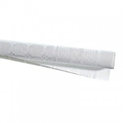 NAPPE DAMASSEE BLANC PAPIER 1.18X50M/ UNITE 