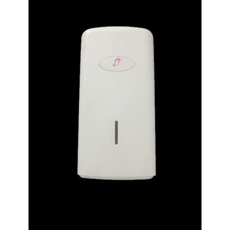 DISTRIBUTEUR PAPIER TOILETTE PLIE ENCHEVETRE ABS BLANC LAIZE JUSQU'A 12.5CM - HAUTEUR 23CM