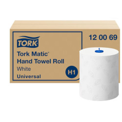 TORK ESSUIE MAINS AUTOCUT 150M 2PLIS LAIZE 21CM Ø19CM PURE OUATE ECOLABEL SYSTEME H1 (120069)-LOT DE 6