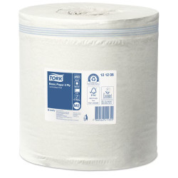 TORK BOBINE DE PAPIER D'ESSUYAGE 450F BASIC SANS MANDRIN POUR DISTRIBUTEUR A DEVIDAGE CENTRAL SYSTEME M2 PAQUET DE 6 BOBINES (12