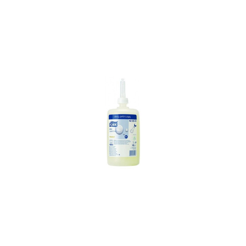 RECHARGE SAVON DOUX TORK PREMIUM ECOLABEL SYSTEME S1 CARTON DE 6X1L (420501)