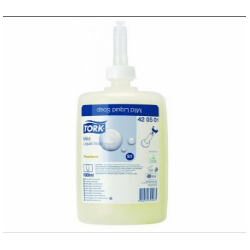 RECHARGE SAVON DOUX TORK PREMIUM ECOLABEL S1 RECHARGE DE 1L (420501)