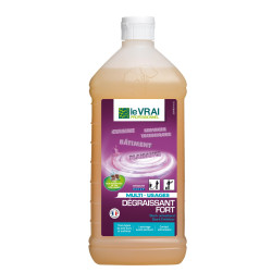 DEGRAISSANT FORT TOUS TYPES DE SURFACES PH PUR :13 LE VRAI FLACON DE 1L