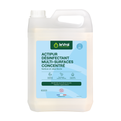 ACTIPUR DESINFECTANT MULTI-SURFACES CONCENTRE ECOCERT pH:1,5 / 2,5 LE VRAI (5501) BIDON DE 5L 