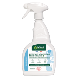 BABIES & KIDS NETTOYANT DESINFECTANT MULTI-SURFACES PRET A L'EMPLOI ECOCERT pH : 1,5 / 2,5 LE VRAI (6010) VAPO DE 750ML 