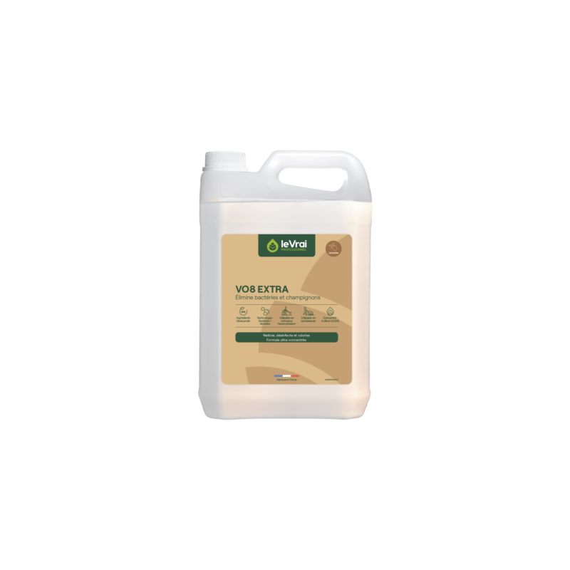 VO8 EXTRA DETERGENT DESINFECTANT DESODORISANT POUBELLES BIDON DE 5L 