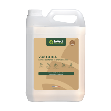 VO8 EXTRA DETERGENT DESINFECTANT DESODORISANT POUBELLES BIDON DE 5L 