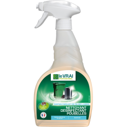 LE VRAI DETERGENT DESINFECTANT DESODORISANT POUBELLES VAPO DE 750ML