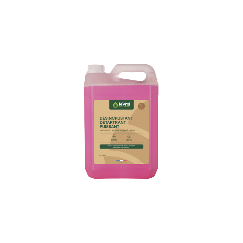 LVP DESINCRUSTANT DETARTRANT PUISSANT POUR LES SOLS CARRELES PH:1 (4940) BIDON DE 5L