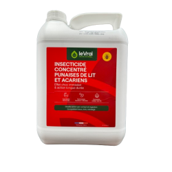 PUNAISE DE LIT ET ACARIENS INSECTICIDE CONCENTRE LE VRAI BIDON DE 5L (5854)