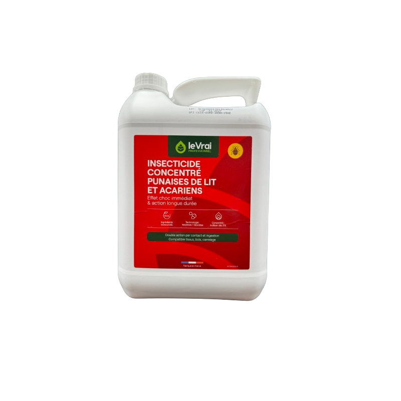 PUNAISE DE LIT ET ACARIENS INSECTICIDE CONCENTRE LE VRAI BIDON DE 5L (5854)