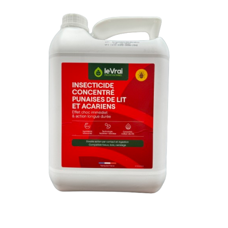 PUNAISE DE LIT ET ACARIENS INSECTICIDE CONCENTRE LE VRAI BIDON DE 5L (5854)