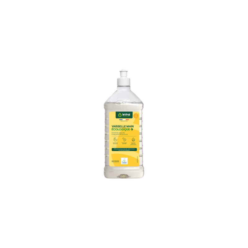 LVP VAISSELLE MAIN LIQUIDE ECOLOGIQUE LE VRAI (5305) FLACON DE 1L