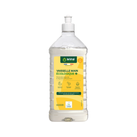 LVP VAISSELLE MAIN LIQUIDE ECOLOGIQUE LE VRAI (5305) FLACON DE 1L