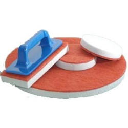 DISQUE MELAMINE GRISE 406MM JANEX