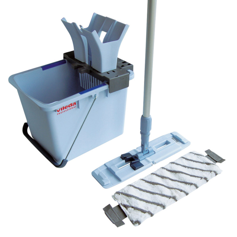 SEAU DE LAVAGE VILEDA ULTRASPEED PRO 15L KIT SEAU, SUPPORT, BANDEAU (174027) SANS MANCHE