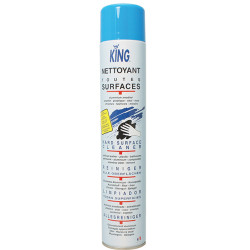 MOUSSE NETTOYANT DEGRAISSANT TOUTES SURFACES LISSES KING AEROSOL DE 750ML